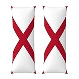 Kissenbezug mit Alabama-Staatsflaggen-Druck, mit Reißverschluss, 50,8 x 137,2 cm, weich, hautfreundlich, ohne Füllung, 1 Packung