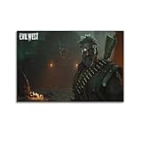 SAFHUER Dark West Game-Poster, dekoratives Gemälde, Leinwand, Wandposter und Kunstbild, Druck, moderne Familienschlafzimmer-Dekoration, Poster, 40 x 60