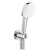GROHE Tempesta Cube 110 Wasserauslass Handbrause Set mit Ellenbogen 3 Strahlen Rain,Jet,Massage 26910003
