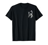 Skorpion Festival Band Cool Scorpion Retro Rock Musik Lover T-S