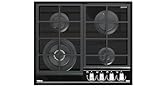 Teka 112570169, Gaskochfeld, 60 cm GZC 64320 XBC BK (E4), Urban black/ceramic g