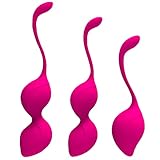 Liebeskugeln Beckenbodentraining, Allmay Medizinische Silikon Kegel Balls, Kugeln Beckenboden Trainingshilfe Beckenbodentrainer Bälle mit Vaginalmuskulatur Training, Blasenkontrolle, IPX 7 W