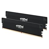 Crucial Pro DDR5 RAM 32GB Kit (2x16GB) 6000MHz CL36, Overclocking Gaming, Intel XMP 3.0 / AMD Expo, PC Computer Arbeitsspeicher 32GB DDR5, Schwarz - CP2K16G60C36U5B