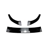 YDLYDL Auto Frontstoßstange Untere Spoilerlippe für Golf 8 Golf MK8 GTI Rline 2020+, Frontlippe Spoiler Lip Splitter Diffusor Auto Zubehör,A-Glossy Black