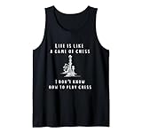 Chess Funny Meme Chessmaster tee Chess Player life joke Tank Top