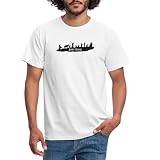 Spreadshirt Der Herr Der Ringe Logo, Gandalf Und Die Gefährten Männer T-Shirt, XL, Weiß