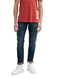 TOM TAILOR Denim Herren Piers Slim Jeans, Dark Stone Wash Denim,33W / 36L