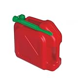 ToM PaR Benzinkanister 10 Liter | Dieselkanister | Reservekanister | Kraftstoffkaniste | Wasserkanister | Benzin | Diesel | Wasser | Außgießer | Füllstandsanzeige | Aufschraubbarer Trichter Deck