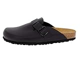 Lico Herren Bioline Clog Pantoletten, Schwarz, 40 EU