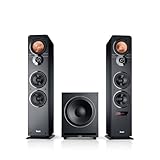 Teufel Ultima 40 Aktiv Club Edition - Kraftvolles 2.1 Lautsprecher-System mit Mächtiger Subwoofer, Bluetooth, Dolby Audio, HDMI ARC CEC, 3-Wege-Standlautsprechern - schw