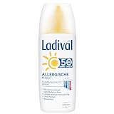 Ladival Allergische Haut Sonnencreme Spray LSF 50+ – Parfümfreies, Sonnenspray für Allergiker – ohne Farb- und Konservierungsstoffe, wasserfest – 1 x 150