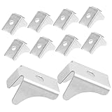 Mikikit 10 Stück Aktenschrank-Trennschnalle, Regalklammern für Regale, Schränke, Regalklammern, Regalklammern für Küchenschränke, Regalklammern für Schränke, Metallregal-Hering