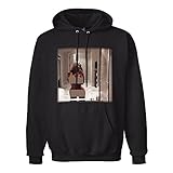 Prof·Slow Kim Kardashian Nude Selfie T Shirt Hoody Unisex Ptinted Hoodies Long Sleeve Men's Hooded with Pocket Black L