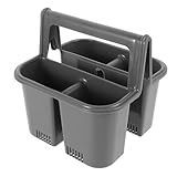 Anneome Küchenutensilien Organizer mit Multifunktionales Abflussregal für Besteck Essstäbchen und Spatel Belüftetes Design für Effektives Trocknen Robustes M
