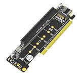 Der Dual-PCIe-NVMe-Adapter für professionelle Computing erfordert eine separate PciE Nvme-kompatible LED-Anzeig