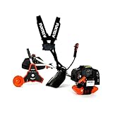 Fuxtec Benzin Motorsense FX-MS152 mit 52 cc, 2in1 Multitool, Profi-Tragegurt und 3 PS Leistung Trimmer Rasentrimmer Freischneider fs Faden 2-Takt, getestet in der Oberklasse mit Note 1,4 Easy S