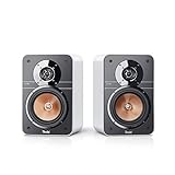 Teufel Ultima 20 - HiFi-Regallautsprecher, Kompakt & Leistungstark, Phase-Plug, Präziser Sound, 2-Wege-System, Bassreflex-Aufbau - Weiß