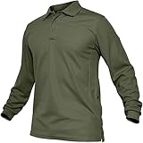 T-Shirt Herren Slim Fit Komfortabel Longsleeve Tops Herren Jugend Mode Urban Longsleeve T-Shirt Herren Casual All-Match Einfarbig Basic T-Shirt Herren E-Army Green M