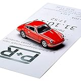 corpus delicti Magnetischer Parkscheinhalter mit Selbstklebender Haftscheibe für Parkausweise und Notizzettel – Kultauto kompatibel mit Porsche 911 (20.10-41)