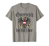 Österreich Do Bin I her Österreichische Flagge Austria T-S