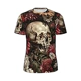 Leichtes Herren-T-Shirt, modische T-Shirts, klassisch, bequem, Schwarz, 5X-Large-7X-Larg