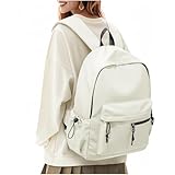 HYC00 Schulrucksack Teenager Mädchen Schultaschen Leichter Schultasche Mädchen Jungen Büchertasche School Backpack Girls College Rucksack Wasserdichter Laptop Rucksack Damen Casual Daypacks,Beig