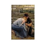 XuXueCC Albert Edelfilz-Wandkunstdrucke, Gemälde, Poster, Trauer, Kunstwerke, Bilddruck, Wandkunst, Gemälde, Leinwand, Geschenk, Dekoration, Zuhause, dekorativ, ungerahmt, 30 x 45