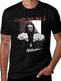 Replica Metal & Lica Cliff | Burton Master | of | Puppets Men's T-Shirt – Retro Band Cotton Rock Tee Style 3XL