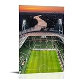 TSNKNP Bremen Stadium Poster Dekorative Malerei Leinwand Wandkunst Wohnzimmer Poster Schlafzimmer Malerei,Wandkunst Bilddruck Moderne Familienzimmer Dekor 16x24inch(40x60cm)