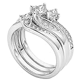 Damen Ringe Modeschmuck Breit Sexy Knoten Set Mode Ring Licht Luxus High Grade Ring Ringe Für Set (Silver, 6)