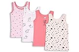 Chicco Mädchen Unterhemd Set aus Baumwolle Unterwäsche (4er Pack)