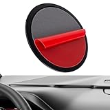 Poupangke Armaturenbrett-Klebepad – 80 mm Durchmesser, selbstklebendes Pad für Auto, Saugnapf-Pad, fest fixiert für Auto-Innen-GPS-Halterung