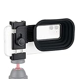 KIWIFOTOS Universal-Gegenlichtblende mit abnehmbarem Handy-Clip für iPhone, Android, Smartphone, beseitigt Blendung und Reflex
