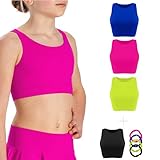 Risalti Bustier Mädchen Amerikanisches Mikrofaser 3 STK - Top Mädchen Bustier, Crop Top Mädchen, Sport Top Mädchen, BH Mädchen, Tops Für Mädchen, Tank Tops, Armbänder Gratis - Made In Italy