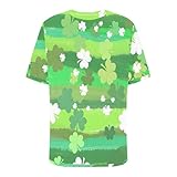 kuiazelit St. Day Hemden, kurzärmelig, Frühlingshemd, grün, Freizeithemden, Tops, T-Shirt für Herren, gelb, XL