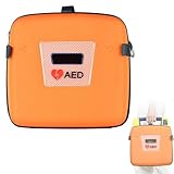 AED-Defibrillator-Aufbewahrungstasche, tragbare AED-Aufbewahrungstasche, auffällige Notfall-Aufbewahrungstasche mit verstellbaren Schultergurten, zweilagiges Design for Zuhause, Bü
