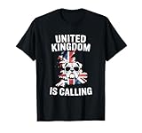 United Kingdom is Calling Union Jack Bulldogge T-S