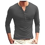 Langärmeliges formelles Hemd für Damen, bequemer Hals, einfarbig, Knopfleiste, langärmelig, schmal, athletisch, Sport, Arbeitskleidung, grau, XL