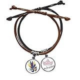BESTCHONG Blau Feder Kopf Happy Carnival Of Venice Armband Seil Handkette Leder Prinzessin Armb