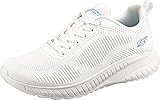 Skechers Bobs Squad Chaos Face Off Damen Sportschuhe, Weiß, 39 EU