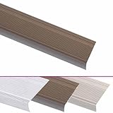 vidaXL Treppenkantenprofil in L-Form 15 Stk. Aluminium 100cm Braun, Treppenkante, Treppenprofil, Stufenprofil, Stufenkante, Treppenp
