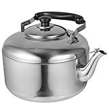 COLLBATH Pfeifen Topf Aus Edelstahl Maschine Kabellos Wasserkocher Wasserkocher Tragbarer Teekessel Wasserkessel W-lan Wasserkocher Elektrisch Kontrolle Spender Herd Silver Rostfreier S