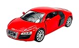 Welly 2006 A-U-D-I R8 Coupe V10 Rot 1/34-1/39 Metall Modell Auto Die Cast N