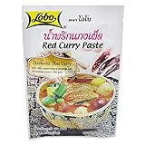 Rote Curry Paste - Original aus Thailand - Für leckeres Thai Curry, 12 x 50g