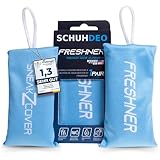 Freshner Schuhdeo gegen Fußgeruch und Schweißfüße | Geruchsentferner und hinterlässt einen frischen Duft | Für Arbeitsschuhe, Sport-Schuhe und Sneak