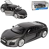 NEW A*U*D*I R8 Coupe Silber Grau neuestes Modell 2. Generation ab 2015 1/24 M