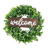 HAMPPLIES 1 Stück künstliche Girlande künstlicher Kranz Weihnachtsdekorationen Herbstkränze für die Haustür künstliche blüten winterdekoration Kranz Dekoration Willkommenskranz Plastik G